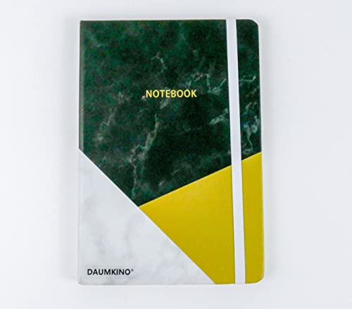 DAUMKINO® Notebook A5, Abmessung 21,5X14,5 cm, liniert, 96 Seiten, mit Gummiband und Lesezeichen, Design A Cover