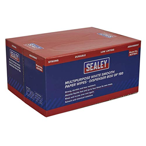 Papier blanc lisse 73g m² Sealey SCP1501 ramette de 150 feuilles de bureau et dessin