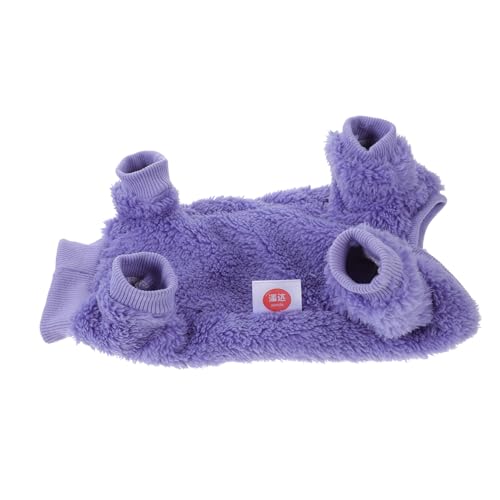 GALPADA スフィンクス猫用厚手冬服 双面ス暖かい秋冬ジャケット 小型猫犬適用 保温性良好