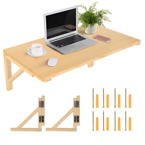 Mesa Plegable Moderna de Pared, Mesa de Comedor, Escritorio pequeño para Cocina (100 x 60 cm)
