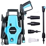 Pro-Kleen Pressure Washer Electric High Performance Power Jet Wash Cleaner For Patio and Car 1400W, Portable For Cleaning Drives, Walls, Vehicles, Garden Furniture - Image 1