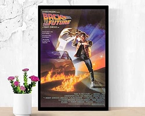 Amazon.co.jp: 【フレーム付-黒-】映画ポスター バック