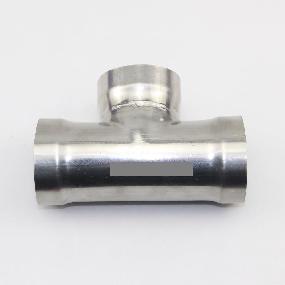 PAKMEZ 304 Stainless Steel Tube tee Insert Inner Diameter 76mm Pipe Fittings Welding