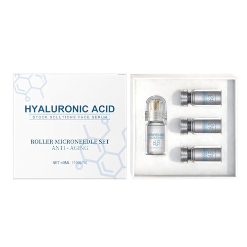 Suero Antienvejecimiento de Infusión con Microneedles, Micro Infusion System for Face and Lips, Reducción Profunda de Arrugas y Firmeza Cutánea, Para un Cutis Radiante