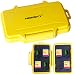 SD Card Holder, Honsky Waterproof Memory Card Holder Case for SD Cards, Micro SD Cards, SDHC SDXC, Yellow