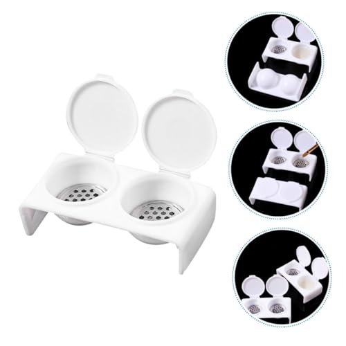 Recipiente Dappen dobles para esmalte de uñas miniatura 3