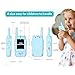 Video Walkie Talkie Toys for Age 3-12 Boys Girls, 2 Pack Rechargeable Walkie Talkies with Screen,Long Range 2 Way Radio with 4 Voice Effects, (Pink-Blue)