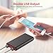Portable Charger 40800mAh Power Bank with 3 Built-in Cable,25W PD USB C in&Out Power Bank Fast Phone Charging,QC4.0 LED Display Portable Battery Pack Compatible with iPhone 16/15,Galaxy Android-Red