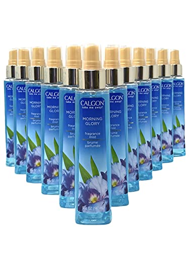 Calgon Morning Glory Fragrance Body Mist Spray 5 Fl Oz (12 Pack)