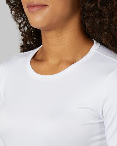 32 Degrees Heat Women's Lightweight Crew Baselayer Top | Form Fitting | Long Sleeve | 4-Way Stretch | Thermal2