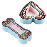 ★ Seguro y Duradero: Después de procesar y moler, estos moldes para pasteles tienen superficies y bordes lisos que no lastiman las manos y se sienten más cómodos. El borde bien redondeado protege sus manos de cortes accidentales.