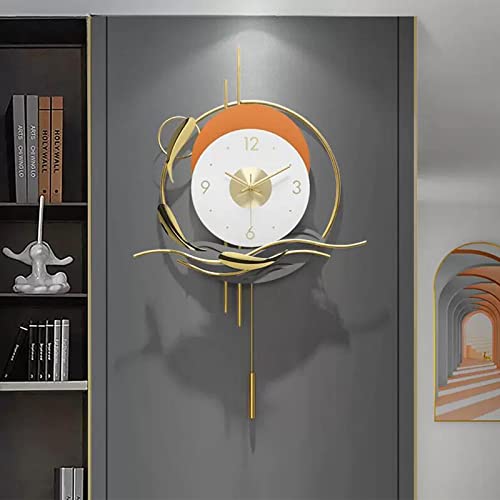 Horloge murale moderne salon TUSUOD grand format pour décoration maison