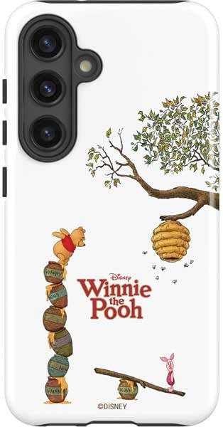 Skinit Impact Phone Case Compatible with Galaxy S24 Plus - Officially Licensed Disney Winnie The Pooh Hundred Acre Wood Design