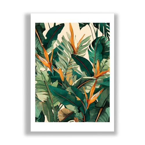 Jungle Bloom II impression d'art mat d'archivage grand format