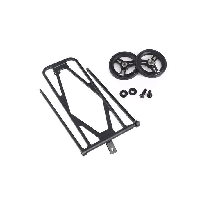 Support Brompton 177g : allégez enfin votre vélo pliant noir