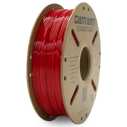 GIANTARM PLA Filament 1.75mm PLA Filament for 3D Printing 1kg 1 Spool, PLA 2 Pieces, Red