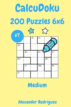 Paperback CalcuDoku Puzzles 6x6- Medium 200 vol. 7 Book