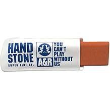 A&R Hockey/Figure Skate 320 Grit Hand Stone - Tapered, Oil Injected