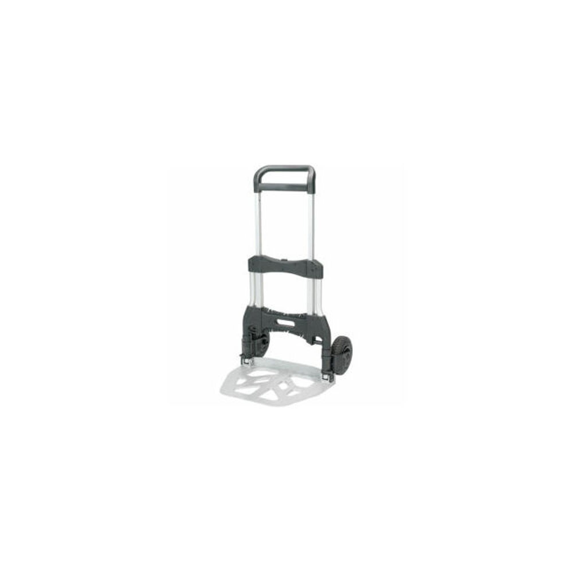Aluminum/Polyurethane Folding Hand Trucks by Wesco – Aluminum/Poly, Black/Silver, Model 220650