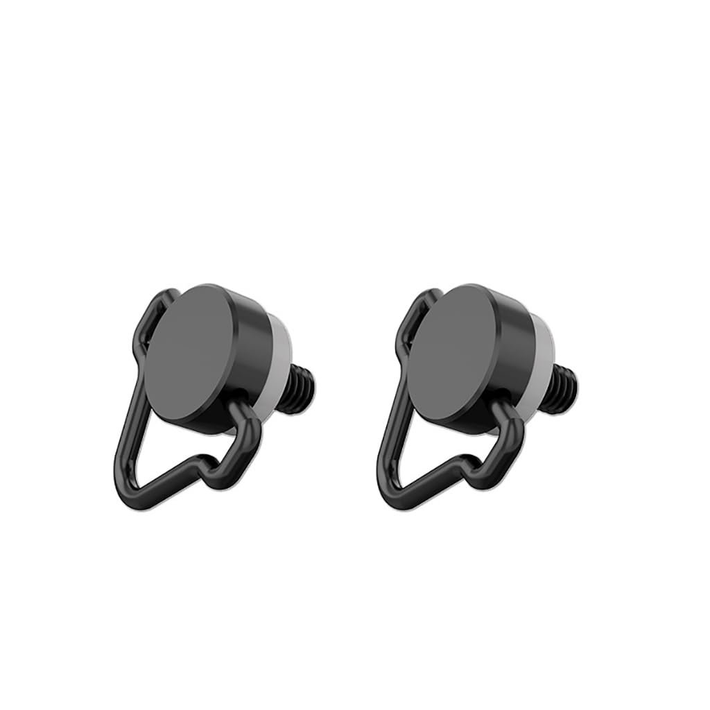 FEICHAO 2pcs M4 Hand Screw Shoulder Strap Lanyard Screw Compatible with DJI Remote Control RC Drone (Type A,Black)