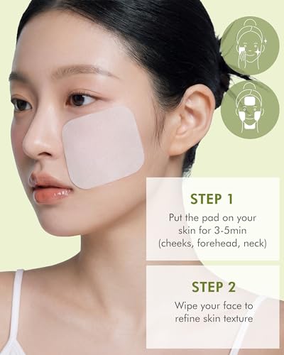 Image of DERMAL Tea Tree Calming Toner Pads 120 Count - Zinc PCA Lactobacillus for Oily Blemish-Prone Skin - Vegan Gauze Tencel Pads with Tweezers (Korean Skincare)