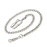 BOSHIYA Pocket Watch Chains for Men Vintage Metal Albert Vest Chain Accessories/Color: Gold/Silver/B