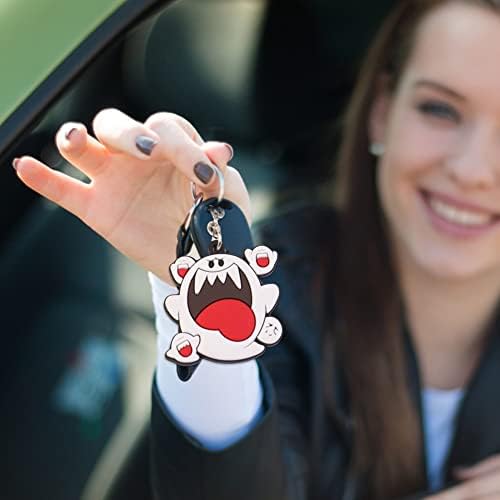 Tryfansty Super Mario Inspired Keychains,Party Favors Boys Girls Kids Birthday Party Supplies, Key Tags, Goodie Bag Stuffer - School Carnival Reward, Backpack Keychain