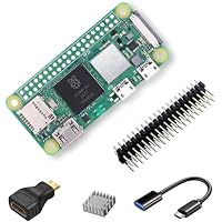 Ｒ∞ＲａｓＴｅｃｈ – RasTech Raspberry Pi Zero 2 W Kit mit Stiftleiste, Aluminium