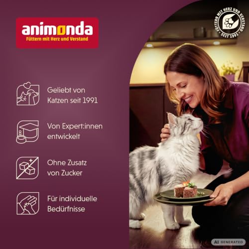 Animonda vom Feinsten 83210 Menue mit Geflügel+Nudeln 32 x 100 g Schale – Ansicht 3