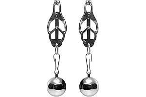 Master Series Deviant Monarch Weighted Nipple Clamps