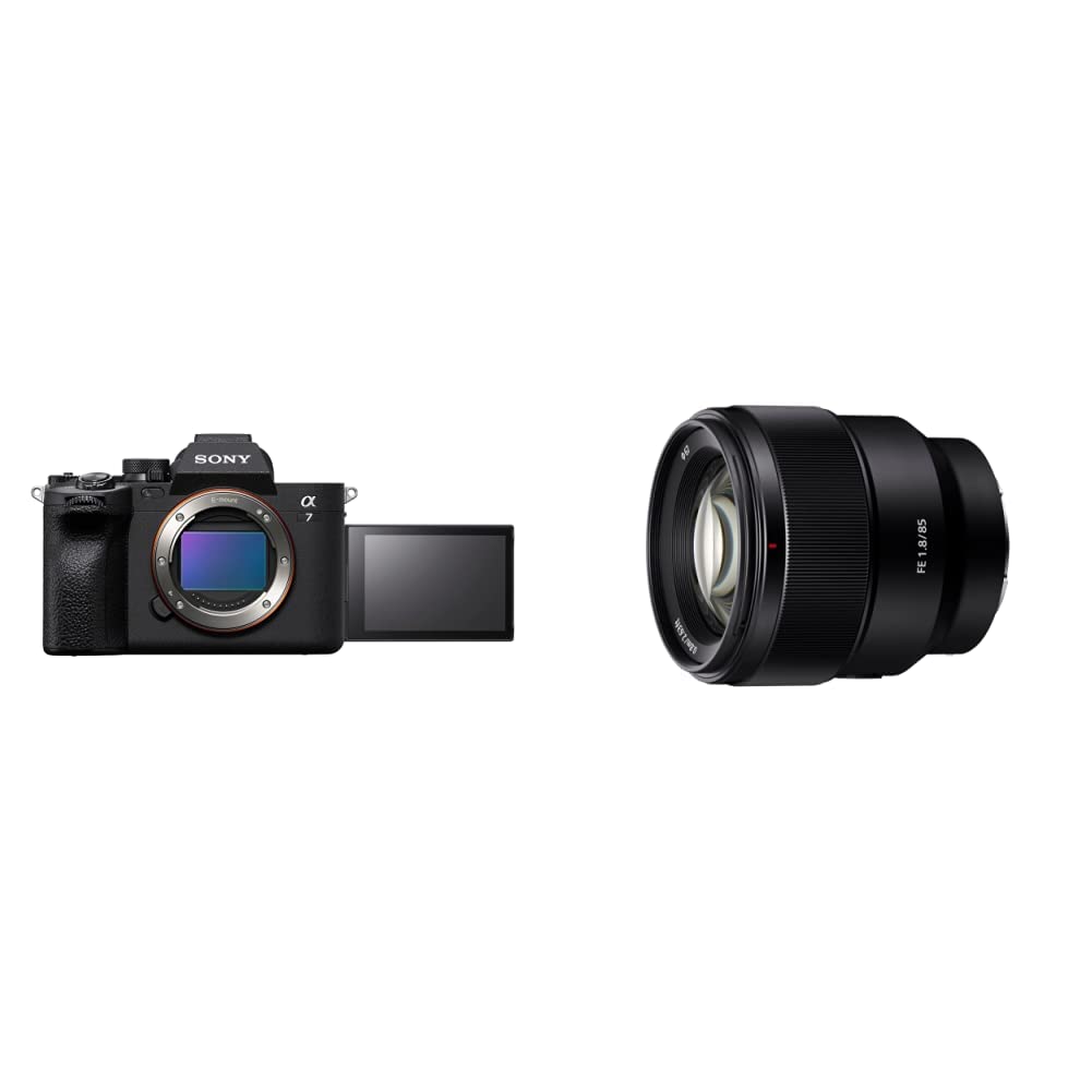 Buy SonyAlpha 7 IV FullFrame Mirrorless Camera, Black & SEL85F18 Portrait Lens Fixed Focal