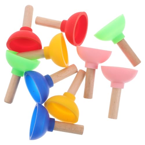 NOLITOY Lot de 10 Mini Ventouses Colorées pour Tours de Magie Outil de Ventouse à Cartes Astucieux Accessoire Créatif pour Jeu de Magicien Magique pour Salle de Bain et Spectacle
