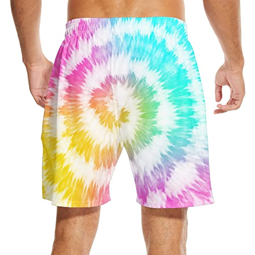 Men's Flag Swim Trunks Summer Board Shorts Quick-Dry Beach Shorts Drawstring Swimsuit4
