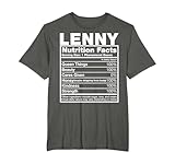 Lenny Nutrition Facts Name Shirts & Gifts