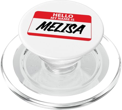 Hello My Name Is Melisa - Targhetta classica con nome PopSockets PopGrip per MagSafe