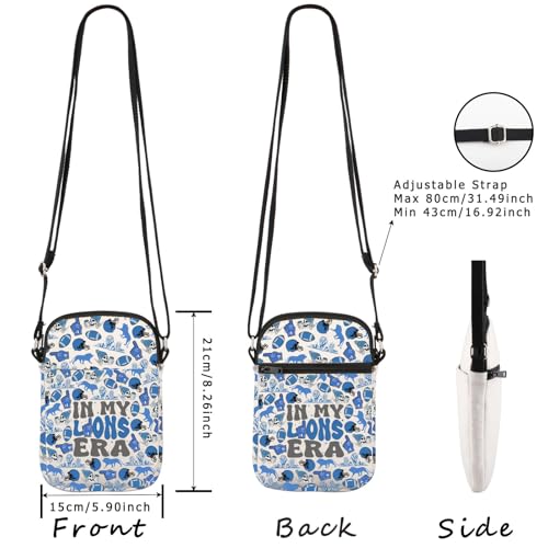 Lywjyb Birdgot Football Team Crossbody Bag Football Ream Squad Gift Football Fans Gift Detroit Football Gift Game Day Gift2