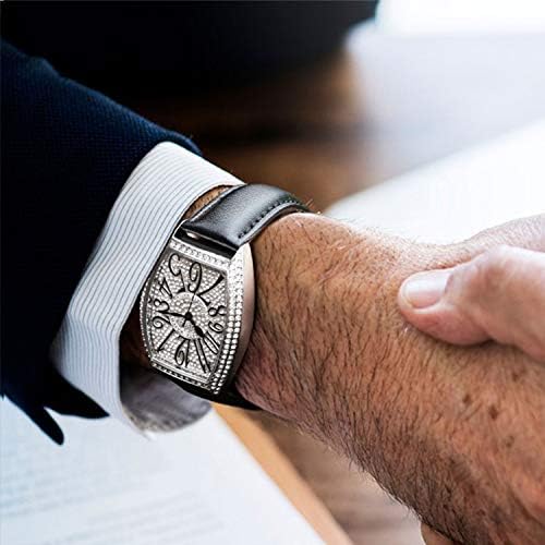 Amazon Qtmiao 美しいドレスウォッチ時計 Guou Mantianメンズウォッチクォーツウォッチファッションレザービジネスダイヤモンド ウォッチ Color 3 メンズ腕時計 腕時計 通販