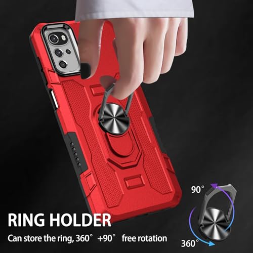 Coque Motorola Moto G22 antichoc avec bague de support intégrée