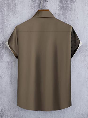 Image of mahek Fashion Printed Half Sleeve Lycra Shirt for Men