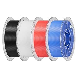 CREALITY Hyper PLA RFID 4 Pack (Black, White, Red, Blue), 4x1kg