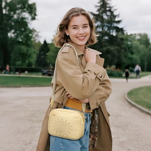 Image of APHISON Crossbody Bags for Women Trendy,Vegan Leather Small Crossbody Purses Shoulder Handbags with Adjustable Strap
