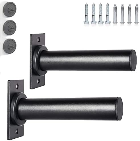SYL Fitness Wall Mounted Weight Plate Holder, Wall Weight Storage Rack - Fit 2" Weight Plates (Weight Holder for 2" Plates)