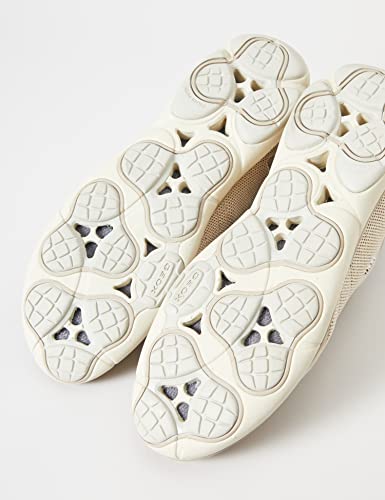 Geox D Nebula C, Sneakers Donna, Beige