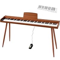 Amazon | TORTE トルテ 電子ピアノセット 木目調 スリムデザイン 88