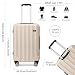 Kono Large Suitcase ABS Hard Shell Lightweight Trolley Case