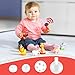 32 Stück Rasseldosen Rasselbällen und Kuscheltiere Quietscher zum Einnähen Set, Niedlich Squealer Spielzeug, Knisterfolie zum Einnähen, Knisterfolie für Hund Haustier Baby Spielzeug Noise Maker
