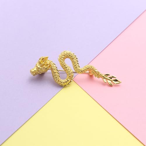 Image of Snake Brooch Metal Vintage Brooch for Women and Men - Lapel Pin, Hat Pin - Birthday and