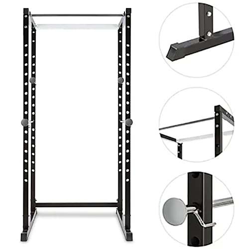 BodyTrain Heavy Duty Adjustable Power Rack Weight Lifting Cage & Pull Up Bar - Image 8