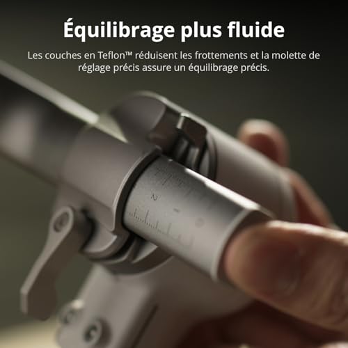 DJI RS 4 Mini, stabilisateur de nacelle pour caméra Canon/Sony/Panasonic/Nikon/Fujifilm, Verrouillage Automatique des Axes, Charge utile de 2 kg, nacelle de caméra, Prise de Vue Verticale Native