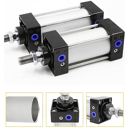 Cylindre pneumatique standard SC 100mm course 25mm pour automatisme - 3